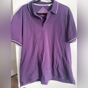 Robert Graham Rich Purple Polo Shirt